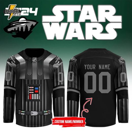 Minnesota Wild x 2024 Star Wars Night Custom Jersey