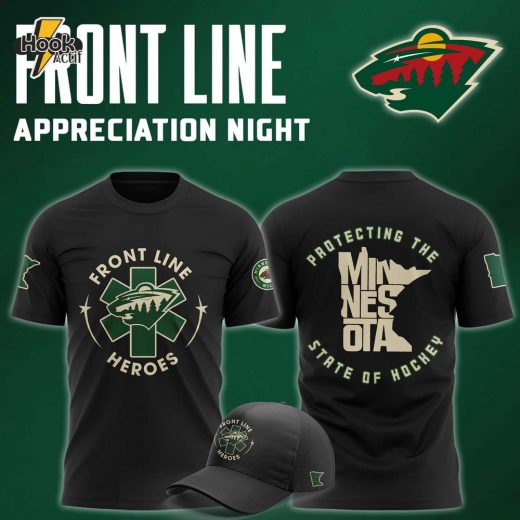 Minnesota Wild x 2025 Front Line Appreciation Night Premium Limited Tee