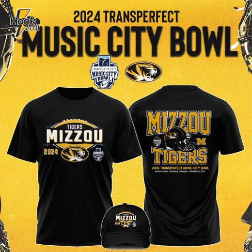 Mizzou Football 2024 TransPerfect Music City Bowl TShirt V1