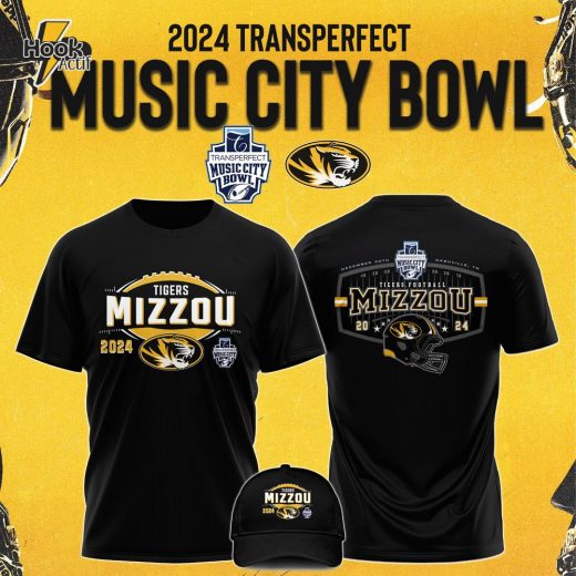 Mizzou Football 2024 TransPerfect Music City Bowl TShirt V2