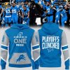 Detroit Lions 2024 NFL Playoffs Black Hoodie Special Edition