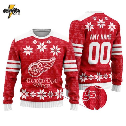 NHL Detroit Red Wings Special Ugly Sweater For Christmas