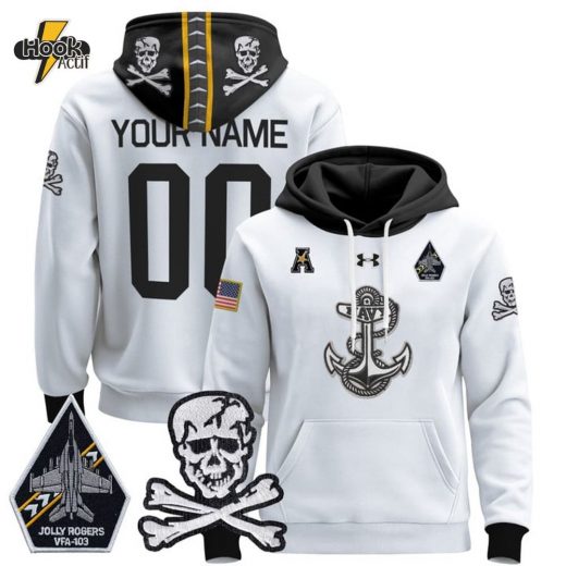 Navy Midshipmen 2024 Custom Pullover Hoodie V3