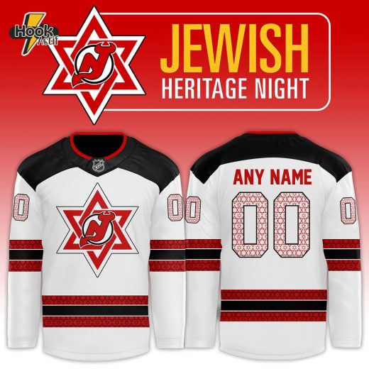 New Jersey Devils 2024 Jewish Heritage Night Premium Custom Jersey