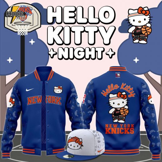 New York Knicks x Hello Kitty Night 2024 Premium Bomber Jacket