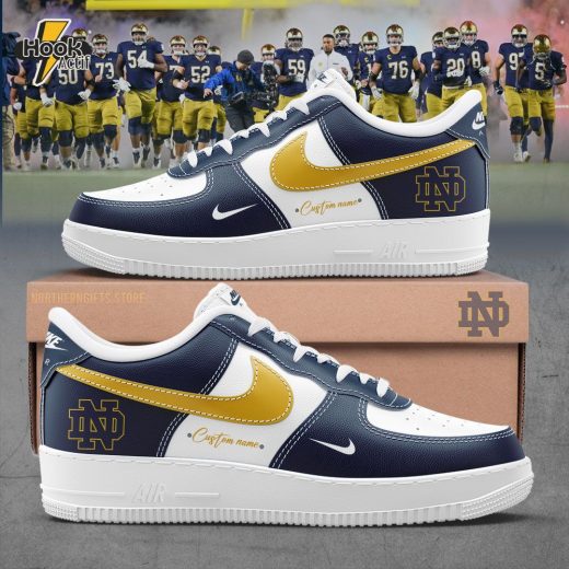 Notre Dame Football Custom Name For Fans Shoes