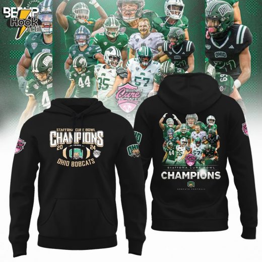 OHIO BOBCATS StaffDNA CURE BOWL CHAMPIONS HOODIE