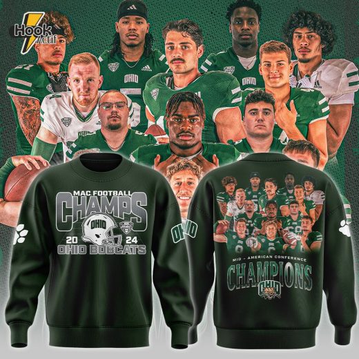 Ohio Bobcats Football MAC Champions 2024 Sweatshirt