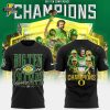 Oregon Ducks 2024 Big Ten Champions Locker Room Premium Tee Version 2