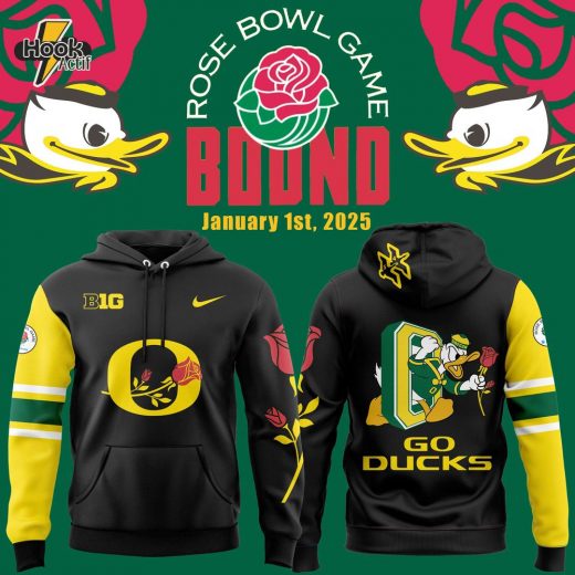 Oregon Ducks Rose Bowl Game 2024 Limited Hoodie