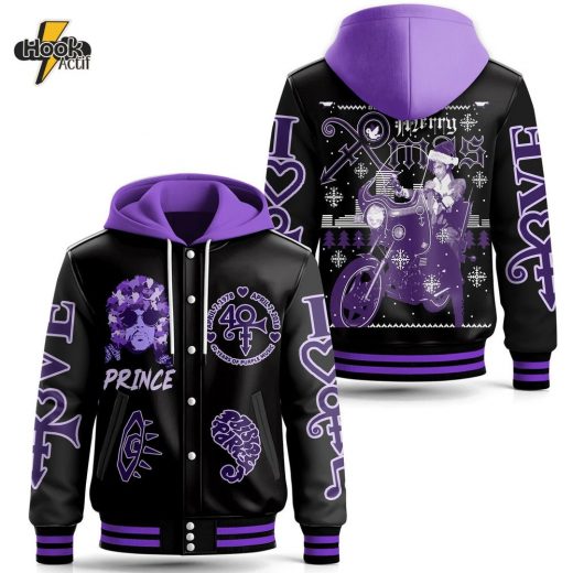 PRCE Hooded Baseball Jacket