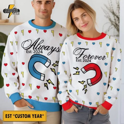 Personalized Couple funny Valentine Sweater