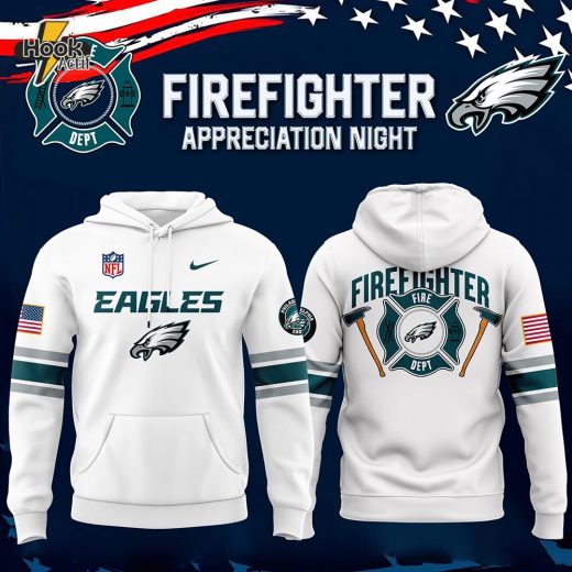 Philadelphia Eagles x 2024 Firefighter Appreciation Night Premium Limited Hoodie