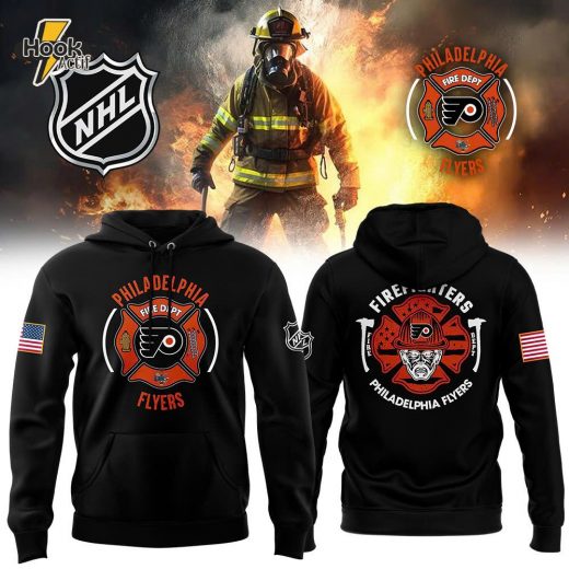 Philadelphia Flyers Firefighter Appreciation Night 2024 Premium Hoodie