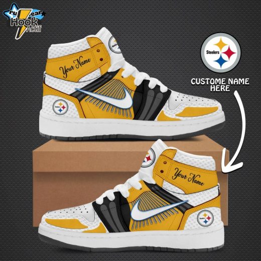 Pittsburgh Steelers Nike Limited AJ1 Shoes