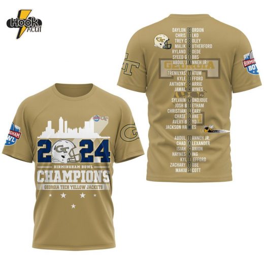 Premium Georgia Tech Yellow Jackets Football 3D Shirt