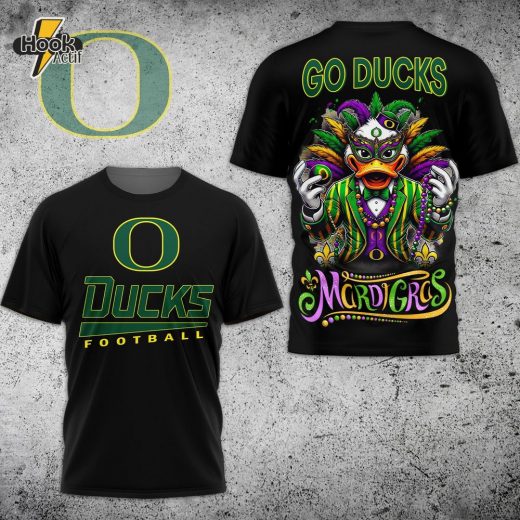 Premium Oregon Ducks Mardigras T-Shirt For College Fans