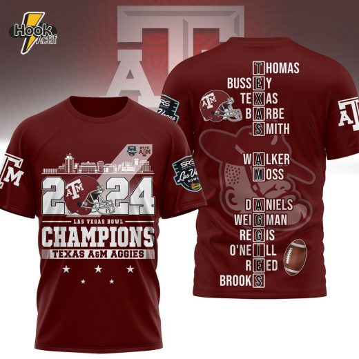 Premium Texas A&M Aggies Football 3D Shirt