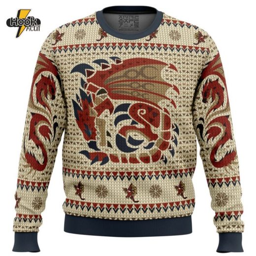 Rathalos Monster Hunter Ugly Christmas Sweater