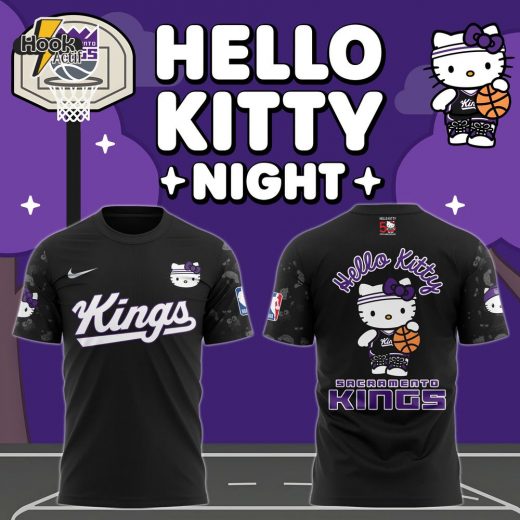 Sacramento Kings Hello Kitty Night 2024 Premium Limited Tee