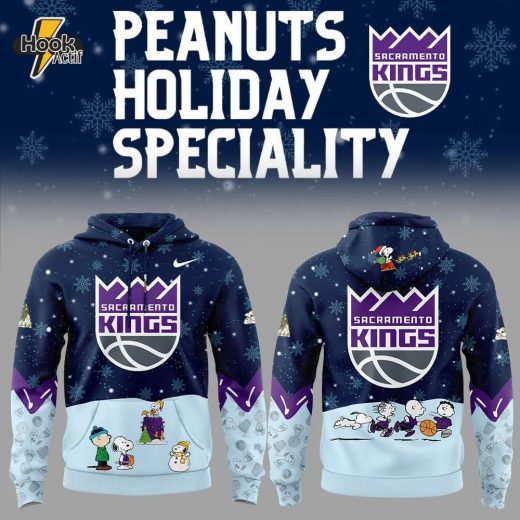 Sacramento Kings Peanuts & Snoopy Nike Hoodie Midnight