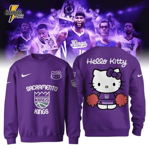 Sacramento Kings x Hello Kitty Sweatshirt Limited Edition