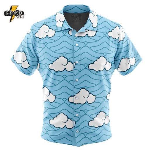 Sakonji Urokodaki Demon Slayer Button Up Hawaiian Shirt