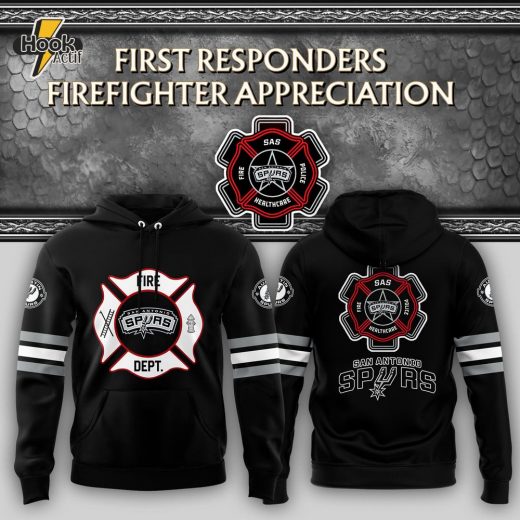 San Antonio Spurs 2024 Firefighter Appreciation Night Premium Limited Hoodie