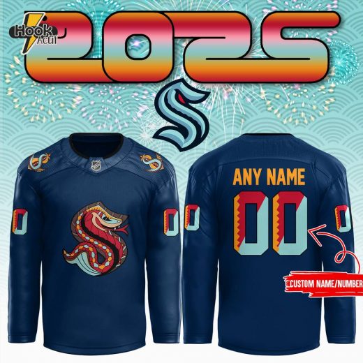 Seattle Kraken 2025 NHL Lunar New Year Premium Limited Custom Jersey