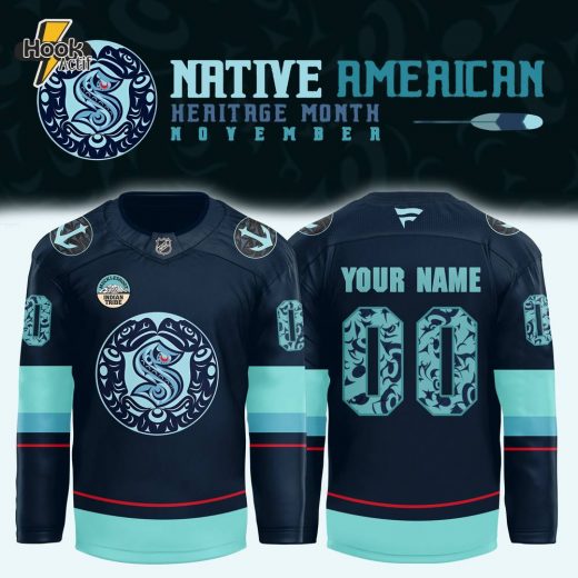 Seattle Kraken x 2024 NHL Native American Heritage Month Premium Limited Jersey