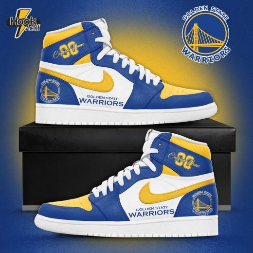 Special Edition Golden State Warriors 2024 Air Jordan One Shoes