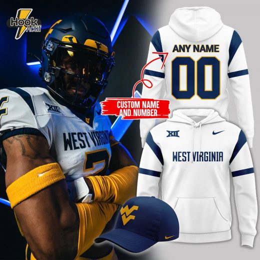 Special New Game 09 West Virginia Football Custom Name Number Hoodie