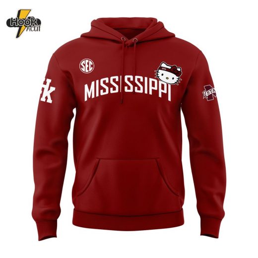 Special New Hello Kitty x Mississippi State Bulldogs Hoodie