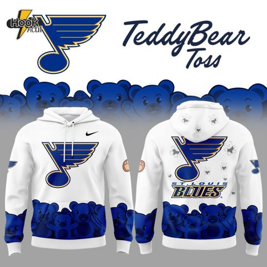 St. Louis Blues Teddy Bear Toss Nike Hoodie