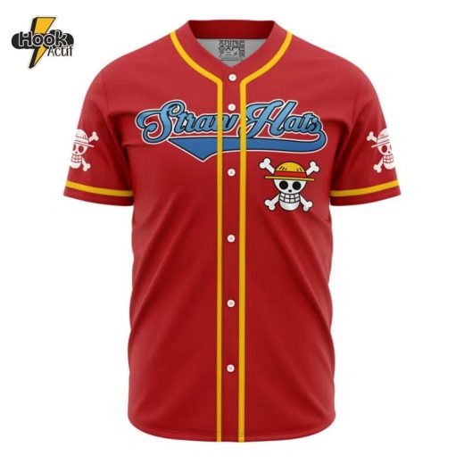 Strawhats Luffy One Piece Baseball Jersey