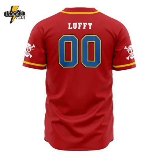 Strawhats Luffy One Piece Baseball Jersey