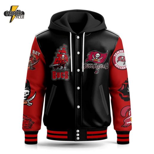 Tampa Bay Buccaneers Hooded Baseball Jacket