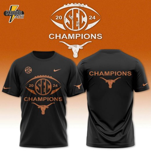 Texas Longhorns Football TShirt Black