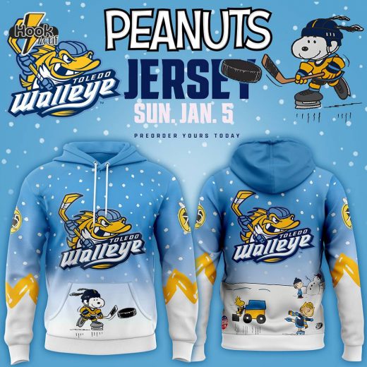 Toledo Walleye x Peanuts Night Limited Edition Hoodie