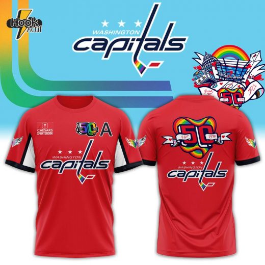 Washington Capitals Special “Pride Night” T-shirt 2024