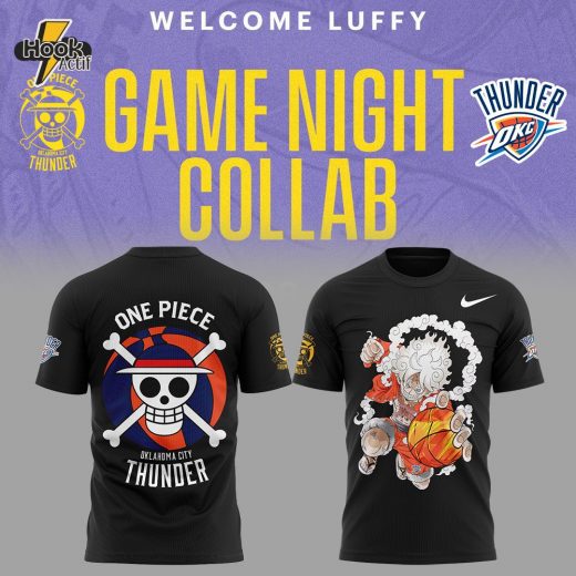 Welcome Luffy Gear 5 are joining the Oklahoma City Thunder Black Tshirt