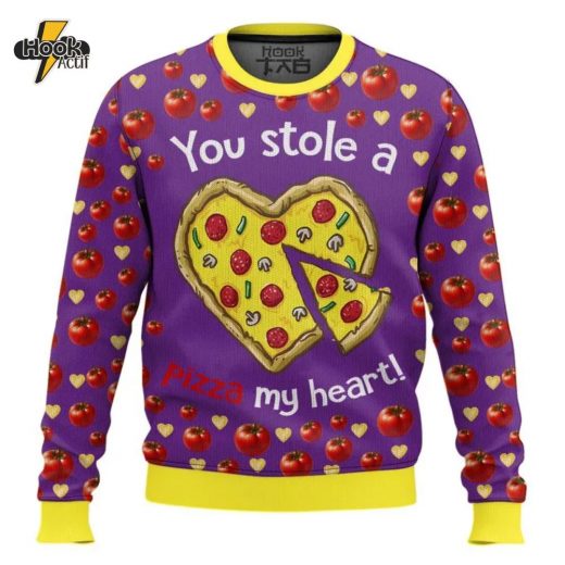 You Stole a Pizza My Heart Valentine Funny Sweater