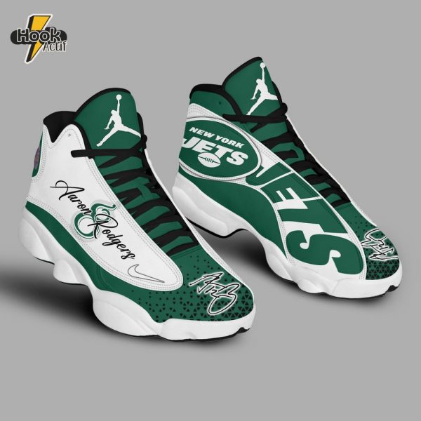 Aaron Rodgers New York Jets AJ13 Sneakers – Buy Online at Hookactif.com