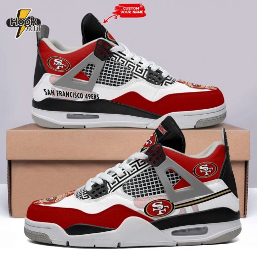 Air Jordan 4 San Francisco 49ers Sneakers – NFL Team Edition Shoes