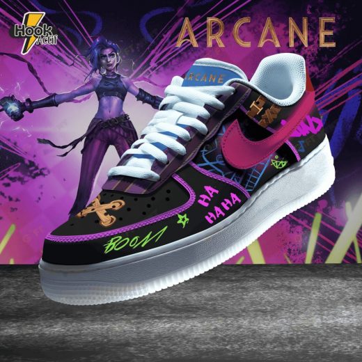 Arcane Jinx AF1 Sneaker Boots | Premium Gamer Edition