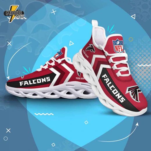 Atlanta Falcons Max Soul Sneakers with Custom Name V08