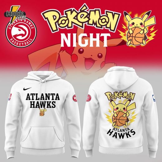 Atlanta Hawks Pokémon Limited Edition Hoodie 2025