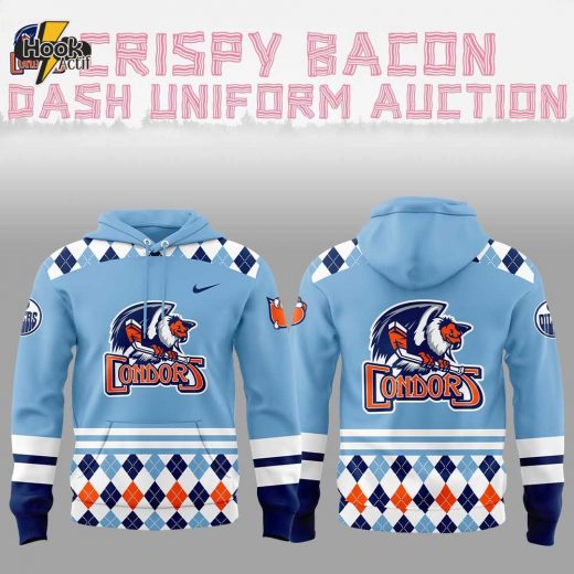 Bakersfield Condors Crispy Bacon Hoodie – Fun Hockey Team Merch