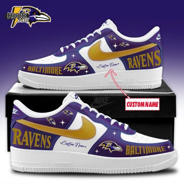 Baltimore Ravens AF1 Shoes Limited Edition - Iconic NFL Sneakers