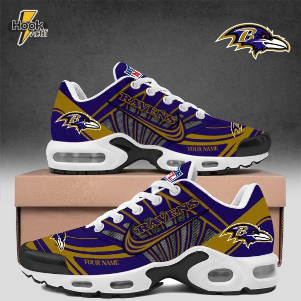 Baltimore Ravens Air Max Plus Shoes 2024 V2 - Premium NFL Footwear